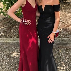 lulus black prom dress!